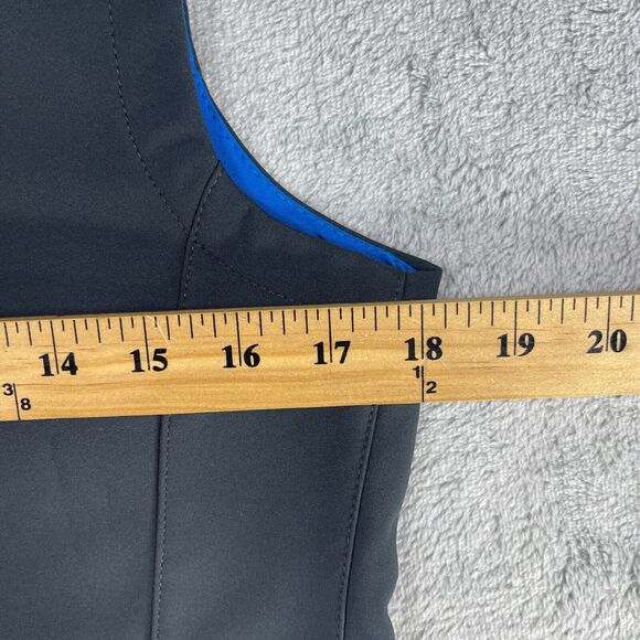 Engelbert Strauss Vest Womens Small Blue Fleece Lined Mock Neck Full Zip - Picture 11 of 13